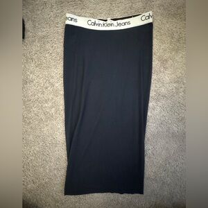 Calvin Klein Jeans Knit Midi Pencil Skirt